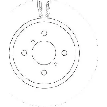 Brzdový kotouč Brzdový kotouč TRW DF6912
