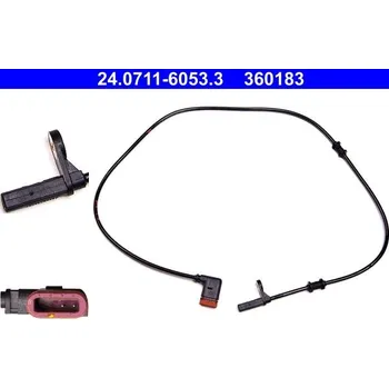 ABS Snímač, počet otáček kol ATE 24.0711-6053.3