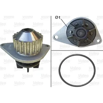 Chladič motoru Vodní čerpadlo, chlazení motoru VALEO 506704