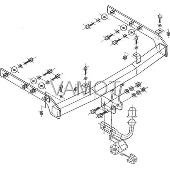 Tažné zařízení Tažné zařízení VW Sharan I (1995 - 2000) (665)
