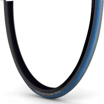 Plášť na kolo VREDESTEIN plášť Fortezza Slick, 28", 23-622 / 700x23C, antracit/modrá (VREDESTEIN plášť Fortezza Slick, 28", 23-622 / 700x23C, antracit/modrá)