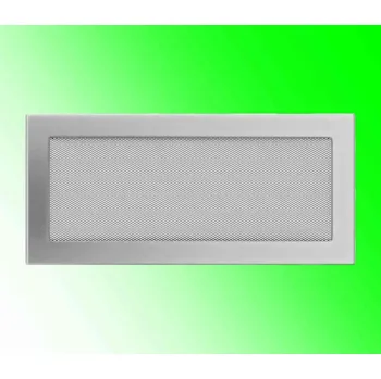Krbová obestavba KRATKI Mřížka 17x37 nerez - ventilační krbová mřížka