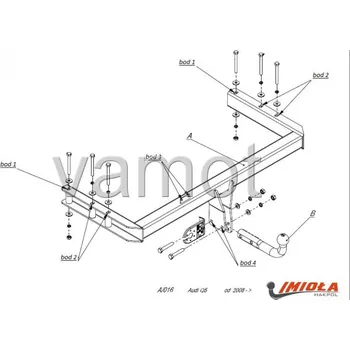 Tažné zařízení Tažné zařízení Audi Q5 (8R) (2008 - 2016) (748)