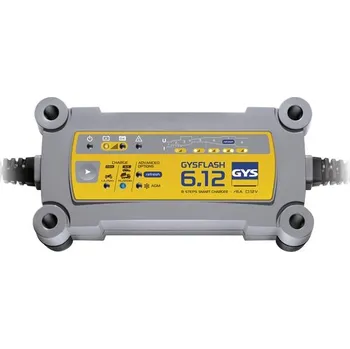 Nabíječka autobaterie Nabíječka 12V baterií GYSFLASH 6.12