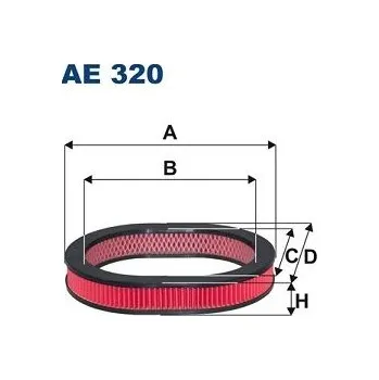 Vzduchový filtr Vzduchový filtr FILTRON AE 320