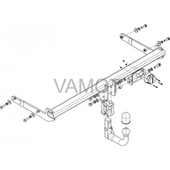 Auto-moto Tažné zařízení VW Golf VII, Kombi (2013 a novější (VII)) (4094)