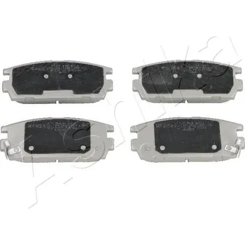 Brzdová destička Sada brzdových destiček, kotoučová brzda ASHIKA 51-0H-H03