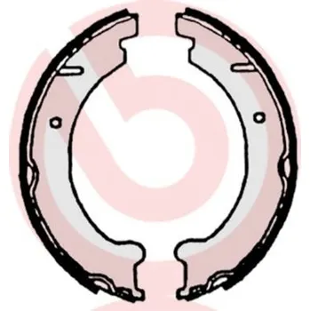 Autodíl Sada brzdových čelistí, parkovací brzda BREMBO S 86 509