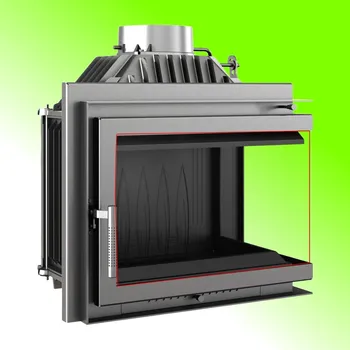 Krbová kamna Náhradní sklo do čelní strany bezsloukových krbových dvířek 4x577x379 mm