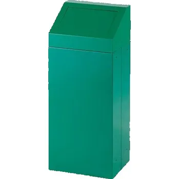 Odpadkový koš HTI Odpadkový koš s odnímacím víkem zelený 45 l MC-3649-2
