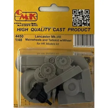 Plastikový model CMK 1/48 Lancaster Mk.I/III Mainwheels&Tailwheel w/leg