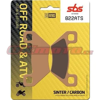 Brzdová destička Zadní brzdové destičky SBS 822ATS - Artic Cat 2x4, 250ccm - 05>
