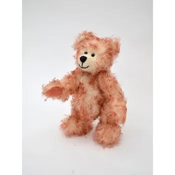 plyšák Moravská ústředna Medvěd 20 cm kloubový bílo-rezavý