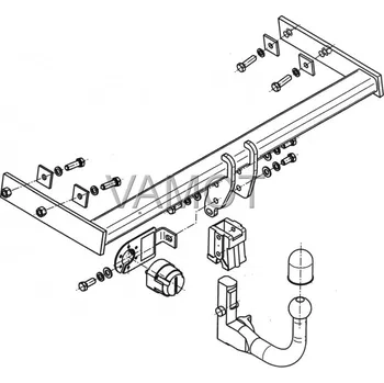 Tažné zařízení Tažné zařízení Volvo V70 Kombi (2007 - 2016) (4140)