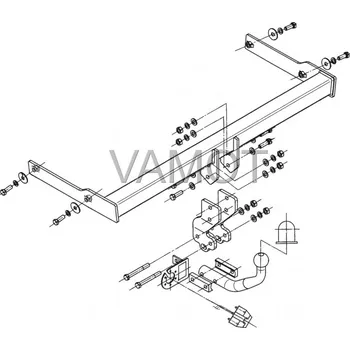 Tažné zařízení Tažné zařízení VW Passat Kombi (B6/3C) (2005 - 2010 (B6)) (647)