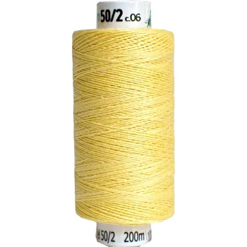 Nit Snový svět (06) Lněná nit na paličkování TEX33x2 žlutá