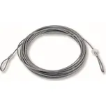 Ocelové napínací lano potažené PVC ø 4 / 5 mm, délka 13,20 m se 2 oky