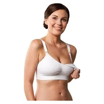 Těhotenská podprsenka Carriwell Podprsenka ke kojení PUSH UP bílá Bílá L