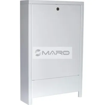 Skříň rozdělovače Deltatop Skříň rozdělovače na zeď AP 2 - 3 okruhy, pro nástěnnou instalaci (450 mm), 601023