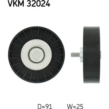 Vratná/vodicí kladka, klínový žebrový řemen SKF VKM 32024