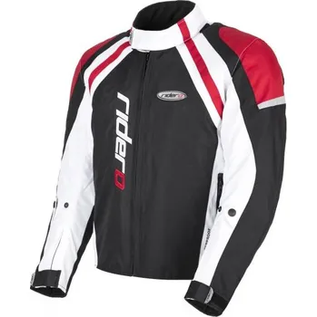 Moto bunda Textilní bunda černo-bílá vel. 5XL