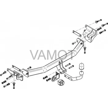 Tažné zařízení Tažné zařízení Kia Carens (2013 a novější) (5361)