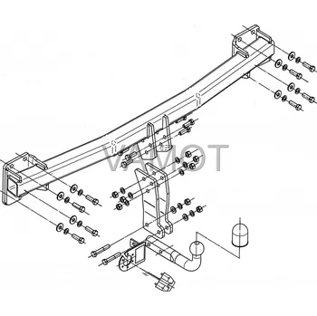 Auto-moto Tažné zařízení Audi Q7 (4LB) (2006 - 2015) (4278)
