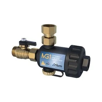 Kotel Ultima MG1 černý, magnetický separační filtr; 3/4"; 100 mikronů - k použití v topných systémech