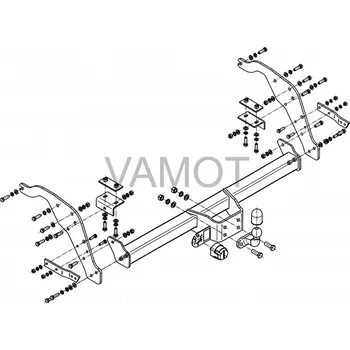 Tažné zařízení Tažné zařízení Ford Ranger Pick-up (2012 a novější) (5167)