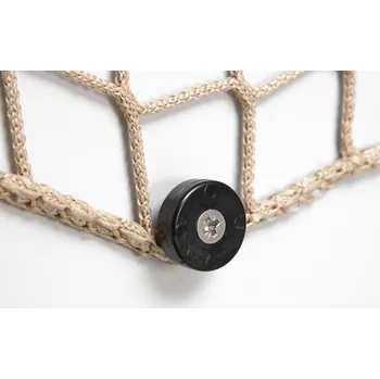 Příslušenství pro plot Knoflík PE pro uchycení lana, černý