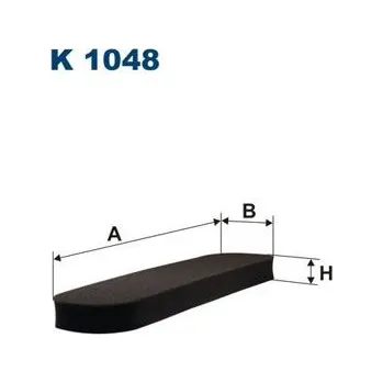 Ventilátor topení a klimatizace Filtr, vzduch v interiéru FILTRON K 1048