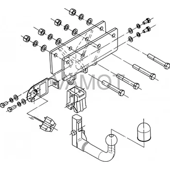 Tažné zařízení Tažné zařízení Jeep Grand Cherokee (WH) (2005 - 2011) (4873)