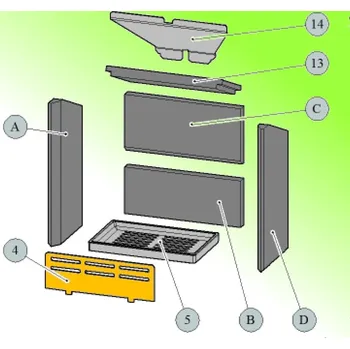 Krbová kamna HAAS+SOHN Zábrana černá; ND 0422017005007