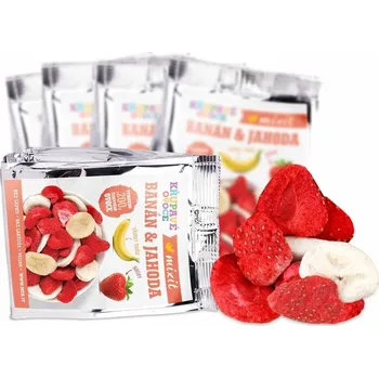 Mixit Křupavé ovoce do kapsy – Banán + Jahoda (5 ks)