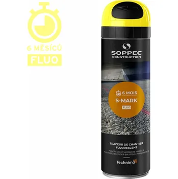 Barva ve spreji Značkovací sprej fluorescenční S MARK - Žlutý sprej S MARK 500ml