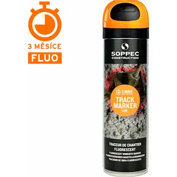 Barva ve spreji Značkovací sprej fluorescenční TRACK Marker - oranžový sprej Track Marker 500ml