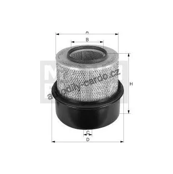 Vzduchový filtr Vzduchový filtr MANN C291032/1 (MF C291032/1) - MERCEDES-BENZ