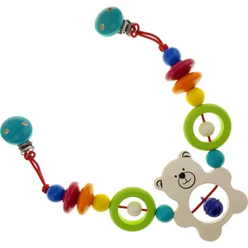 Výuková hračka Hess Řetízek na kočárek Medvídek