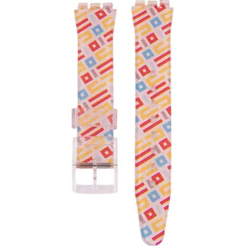 Řemínek na hodinky Silikonový řemínek Ricardo 17mm (pro Swatch), barevný C12