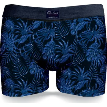 Boxerky Pánské boxerky John Frank JFBUC146-LEAF XL černá