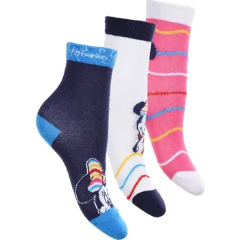 Dívčí ponožky Minnie Mouse - modrá/bílá/růžová Velikost: 31/34