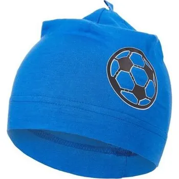 Čepice Dětská čepice Little Angel Outlast ® tenká modrá royal/míč obvod hlavy 39-41 cm