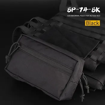 Airsoft Wosport WST břišní sumka na suchý zip (Fanny Pack) - Černá