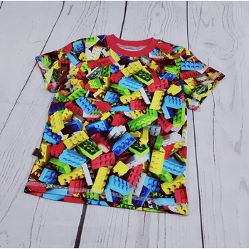 Dívčí tričko Yháček Tričko s krátkým rukávem Yháček, Stavebnice Velikost: 92