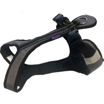 Postroj pro psa Zero DC Postroj SHORT šedo-černá XL