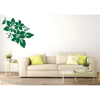 Samolepící dekorace Samolepky na zeď - Rohový ornament 9 - S (20 x 20 cm)