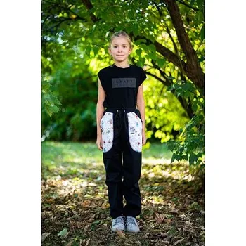 Dětská móda Dětské softshellové kalhoty Promaledobrodruhy Thin elast Dobrodruzi velikost 92