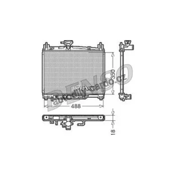 Chladič motoru Chladič motoru DENSO (DE DRM50002)
