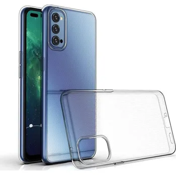 Náhradní kryt pro mobilní telefon Silikonový kryt o tloušťce 0,5 mm - Oppo Reno 4 Pro 5 průhledný