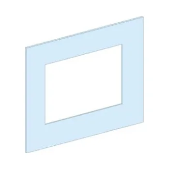 vypínač a zásuvka LVS03736 Čelní panel pro 9 vertikálníISFL 160,Schneider Electric